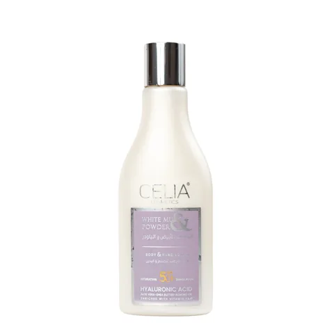 Musk And Powder Lotion That Moisturizes And Protects From The Sun With Spf 50 from Celia