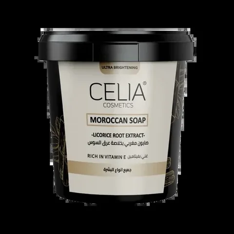 Морокканское мыло с экстрактом лакрицы 500 мл от Celia