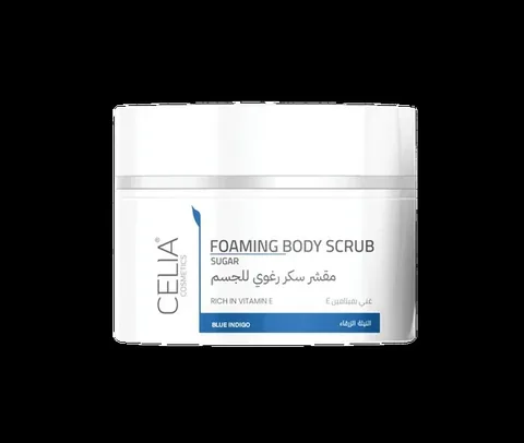 Celia Indigo Foaming Body Scrub With Blue Indigo 400 g