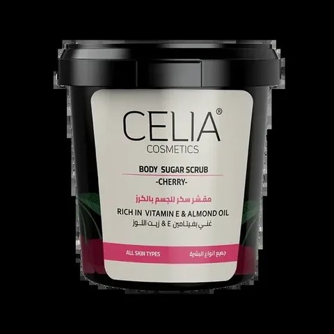 Сахарный скраб вишня 500 грамм от Celia