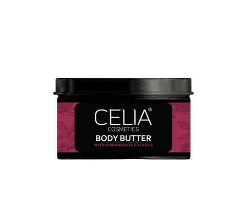 Celia Body Softening Butter with Pomegranate, Vanilla, Shea, and Cocoa 300g