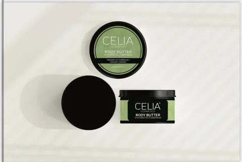 Масло для тела с зеленым чаем и лимонной травой с ши и какао 300г от Celia