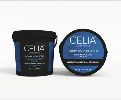 Скраб для тела с сахаром Celia Blue Nilotica 600г