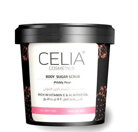 Сахарный скраб с экстрактом кактусового фрукта 600г от Celia