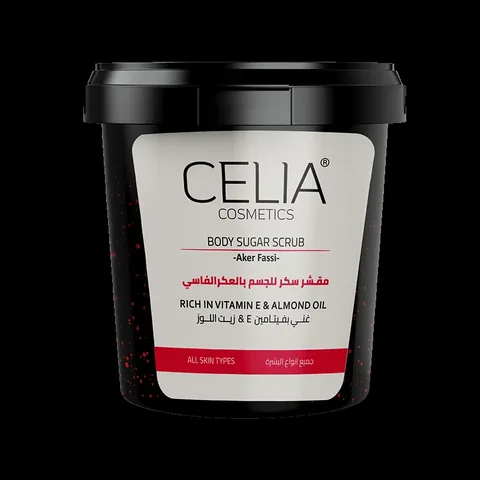 Сахарный скраб с марокканским гассулом 600г от Celia