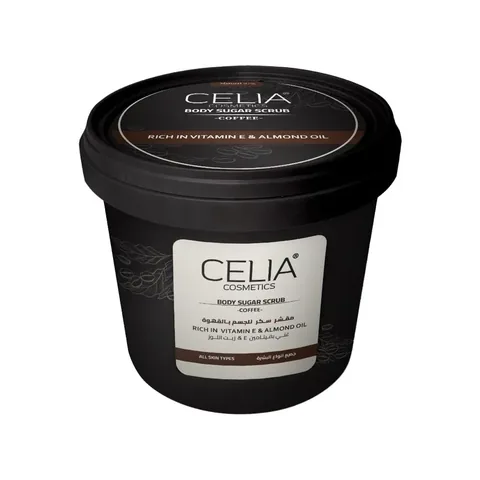 Celia Coffee and Almond Oil Sugar Scrub 500g