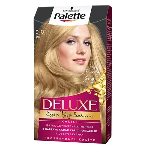 Краска для волос Palette Deluxe 9-0 блондин