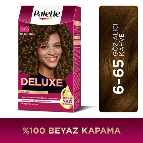 Palette Deluxe Glamourös Braun 6-65 Haarfarbe mit Glanz