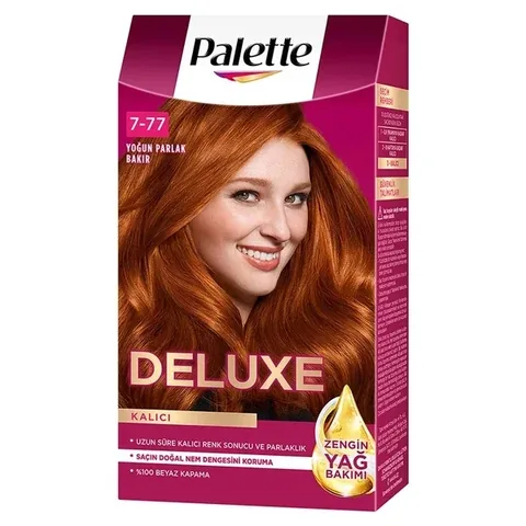 Краска для волос Palette Deluxe 7-77 Интенсивный яркий медный