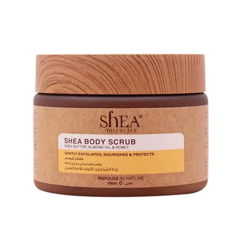 Shea Miracles Sheabutter Körperpeeling mit Mandelöl und Honig 150 ml