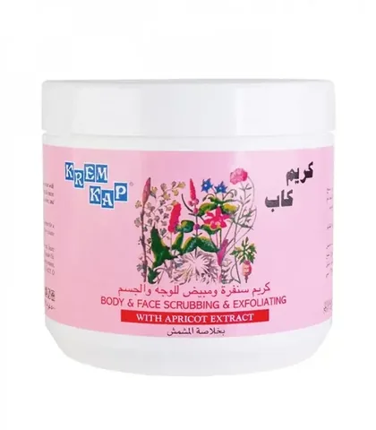 Cream Cap Body And Face Scrubbing And Exfoliating With Apricot Extract 500 g