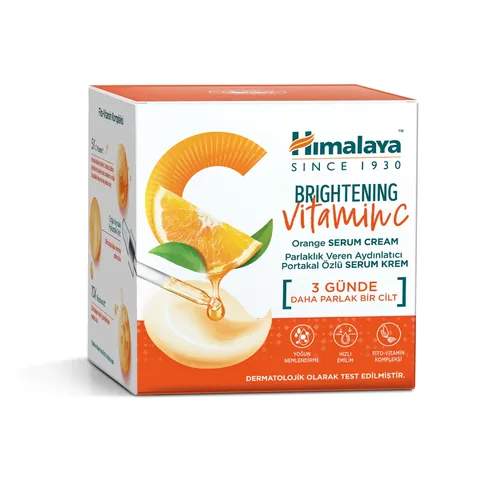 Himalaya هيمالايا برايتنينغ كريم سيروم بخلاصة البرتقال وفيتامين سي لتفتيح البشرة ٥٠ مل