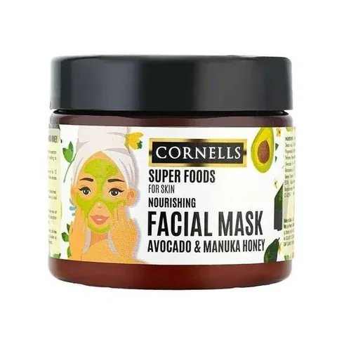 Erneuernde Gesichtsmaske mit Avocadoextrakt und Manukahonig von Cornells