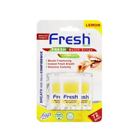 Полоски для рта со вкусом лимона 72 полоски от Fresh