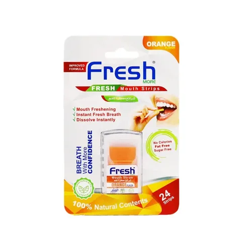 Fresh Mor Erdbeer- und Orangenaroma Mundstreifen, 72 Streifen von Fresh Mor