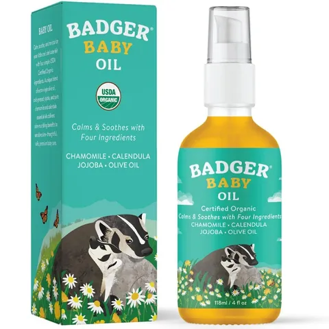 زيت الأطفال 118 مل من بادجر Badger