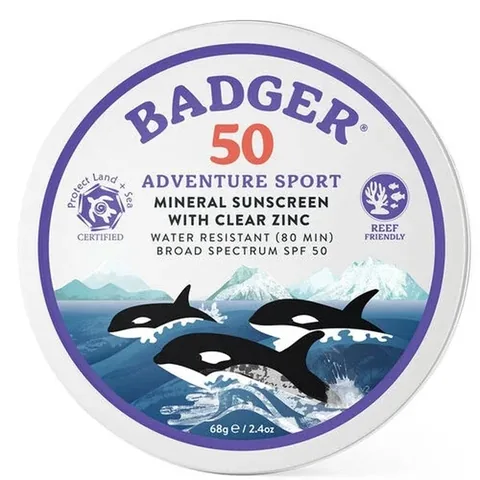 Солнцезащитный крем Badger Adventure Sports SPF 50 68 г