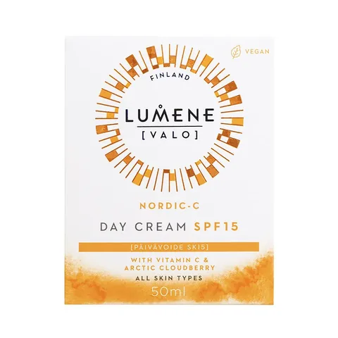 Lumene Nordic-C Vitamin C Tagescreme SPF 15 für Aufhellung