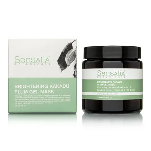 Sensatia Botanicals قناع جل سينساتيا بوتانيكالز لتفتيح البشرة بخلاصة الكاكادو بلوم، 120 مل