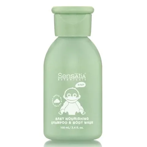 Sensatia Botanicals شامبو ومنظف الجسم المغذي للأطفال من سنساتيا بوتانيكالز، 100 مل