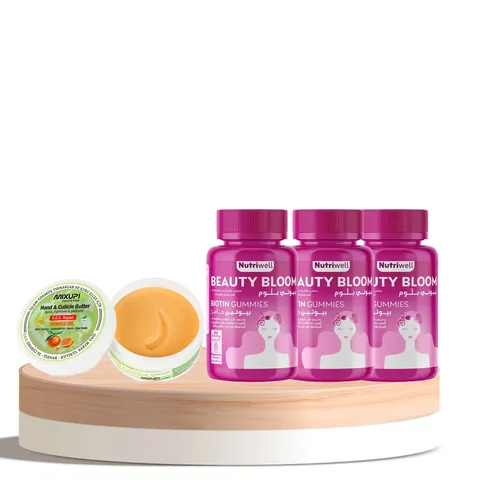 Nutri-Well كورس تطويل الشعر و الاظافر ‎ 4منتجات