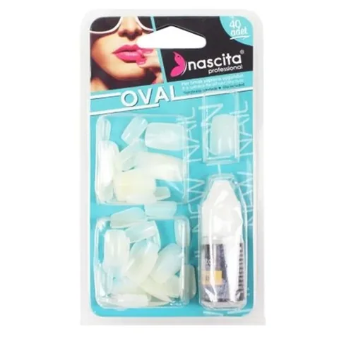 Nascita Oval 48-teiliges Set künstlicher Nägel - Stil 00117