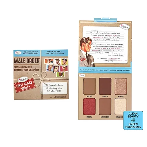 Тени для век Thebalm Male Order Палитра First Class Male
