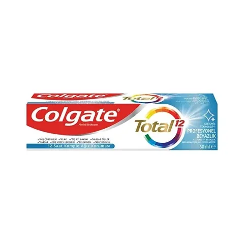 Colgate معجون أسنان كولجيت لتبييض الأسنان بالكامل 50 مل حماية تدوم 12 ساعة