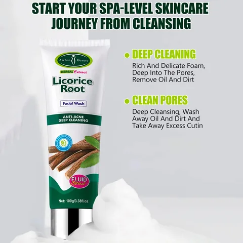Licorice Root Deep Cleansing Wash for Acne by Aitchan Beauty
