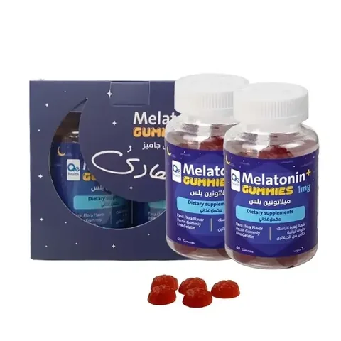 Melatonin Plus Gummis für ruhigen Schlaf 180g von Nutrofi Q Health