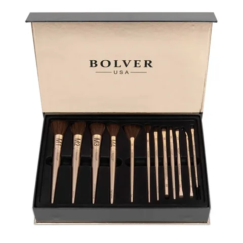 12-Piece Makeup Brush Set by Polvere