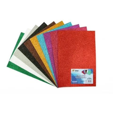Lino Eva Glitzer Klebefolien 10er-Pack