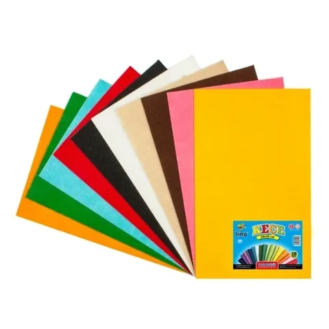 Filzplatten von Lino Craft - 10 Farben, 1,8mm