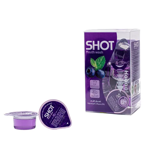 Shot Mouth Wash Berry Flavor 20 pcs 15 ml