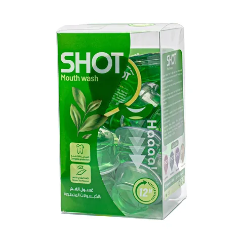 Shot Mundspülung Grüntee-Geschmack