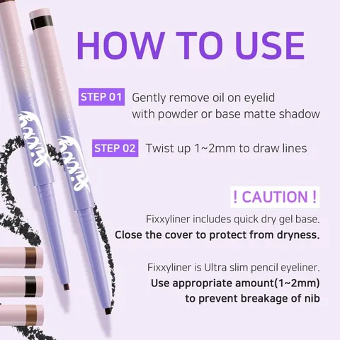 Beach Sea Brown 02 Waterproof Slim Liquid Eyeliner