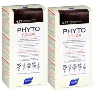 Phyto صبغة شعر فيتو فيتوكولر العشبية 4.77 كستنائي نحاسي مكثف خصم 40% على المجموعة الثانية