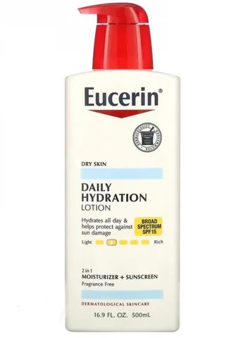 Eucerin Feuchtigkeitslotion mit SPF 15 500ml