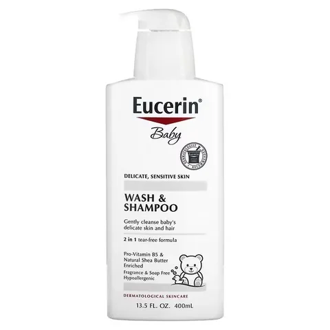 Eucerin Duftfreies Shampoo und Waschmittel für Kinder (400 ml) von Eucerin
