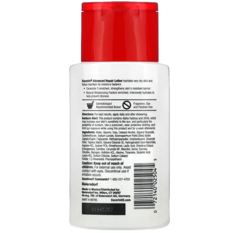 Eucerin Advanced Repair Fragrance-Free Cream 89 ml