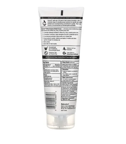 Eucerin Fragrance-Free Eczema and Irritation Treatment for Young Children, 226g