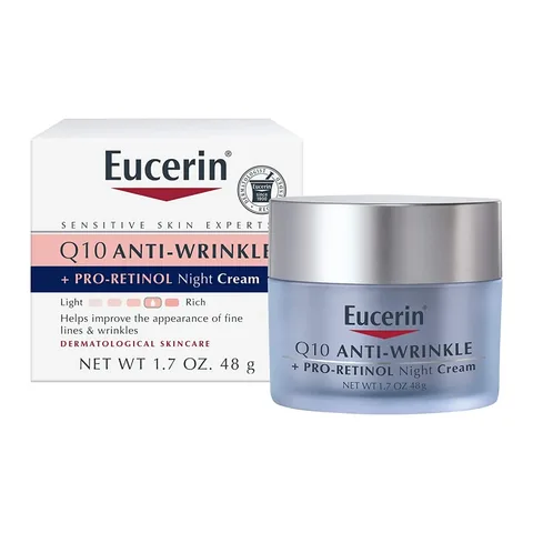 Eucerin Q10 Anti-Wrinkle Night Cream + Pro Retinol 48g