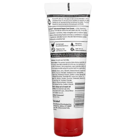 Eucerin Advanced Foot Repair Cream Fragrance-Free 85g