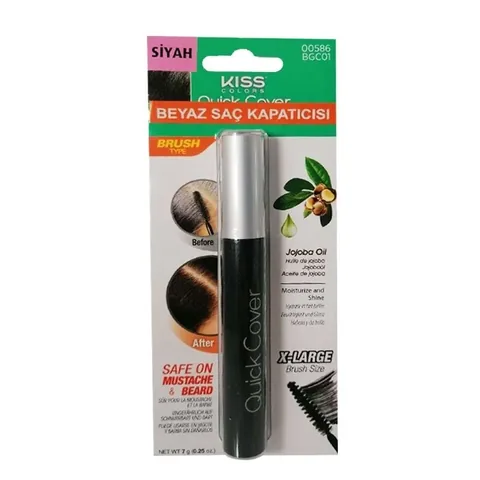 Kiss Quick Cover White Concealer Black Mascara 7g