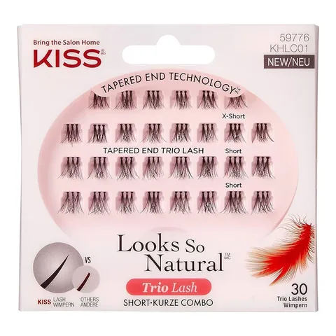 Классные накладные ресницы Kiss Looks So Natural Trio 59776