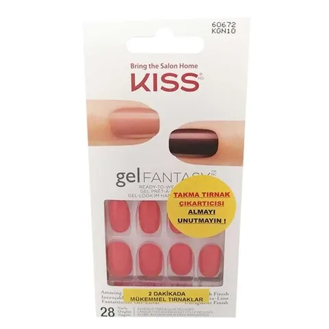 Накладные ногти Kiss Gel Fantasy - Kgn10 c
