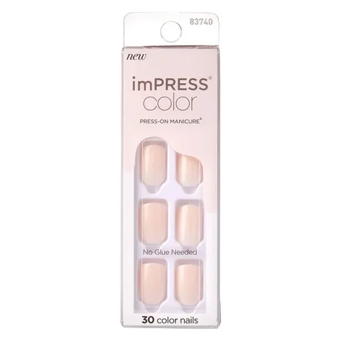 Impress Color Self Adhesive False Nails Short - 83740