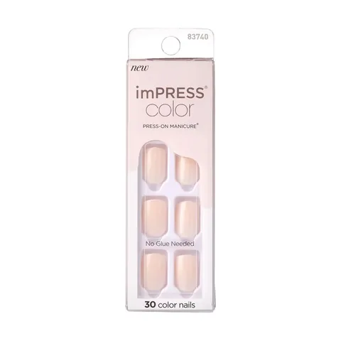 Impress Color Self Adhesive False Nails Short - 83740