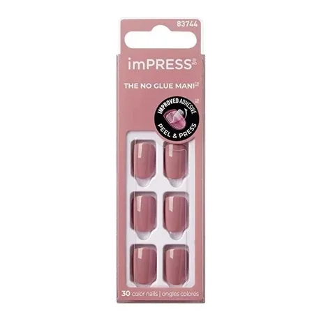 Импресс Накладные ногти самоклеящиеся короткие пудрово-розовые 1 шт от Impress