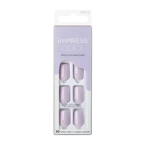 Импресс Накладные ногти самоклеящиеся короткие фиолетовые 1 шт от Impress